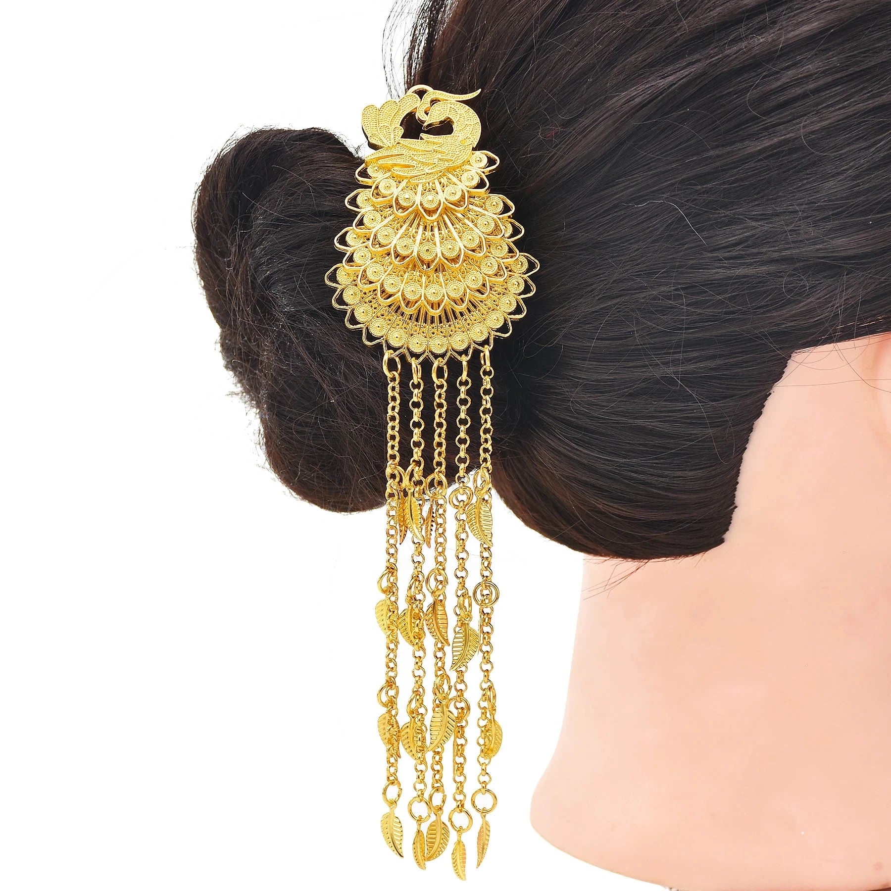 Thailand Indian Vintage Metal Chinese Chopstick Hair Sticks